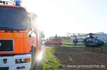 FW Pulheim: Betriebsunfall im Gewerbegebiet Brauweiler