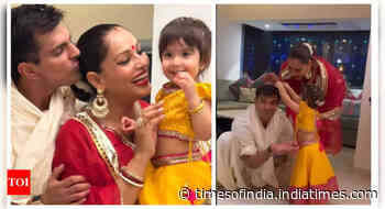 Bipasha-Karan celebrating Diwali with Devi: VIDEO