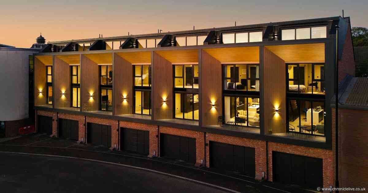 Ouseburn historic site in Newcastle transformed into four-storey luxury townhouses