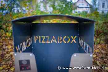 Neue Mülleimer in Pizzabox-Format