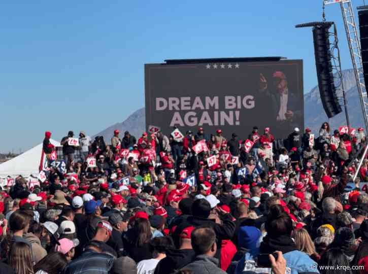 Former President Donald Trump holds campaign rally in Albuquerque