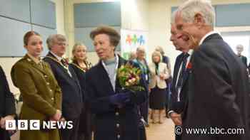 Princess Anne meets volunteers and award winners