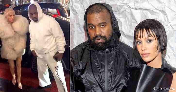 Bianca Censori is seen suspiciously covered up with Kanye West in Japan