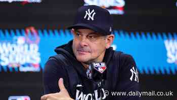 Yankees reach decision on manager Aaron Boone's future after humiliating Dodgers World Series loss