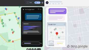 Generative AI updates for Google Maps Platform and Google Earth