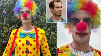 Sir Andy Murray is happy clowning around now that he has more time in his hands