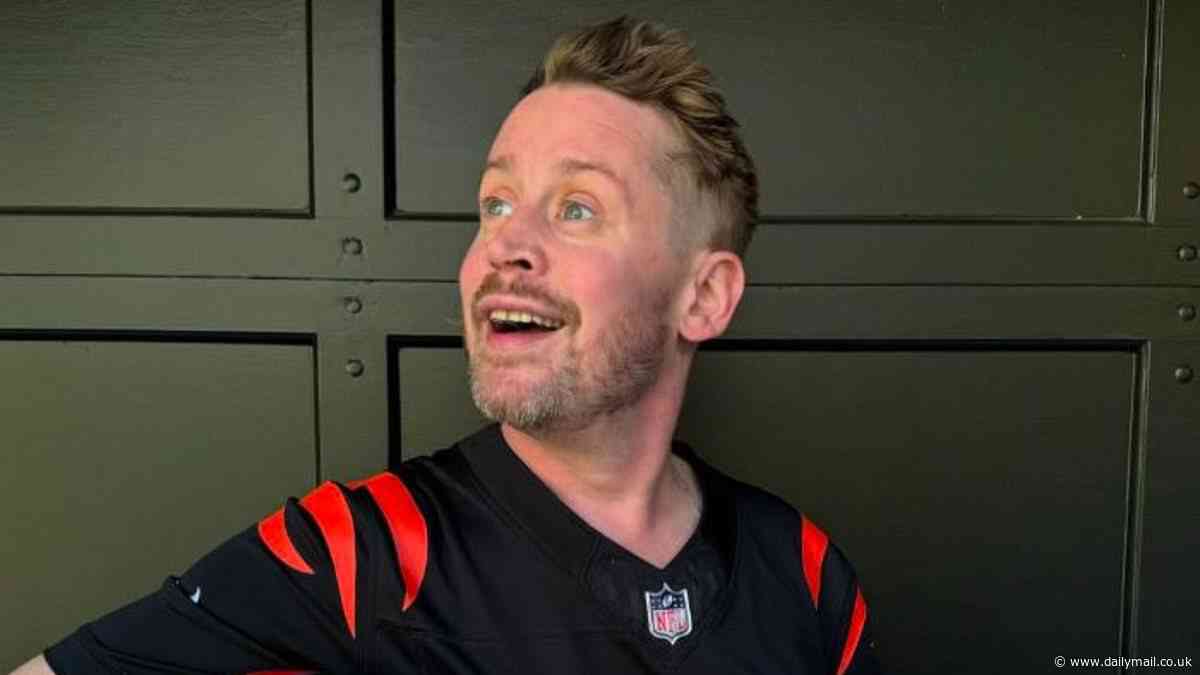 Macaulay Culkin dresses as NFL quarterback in hilarious Halloween tribute