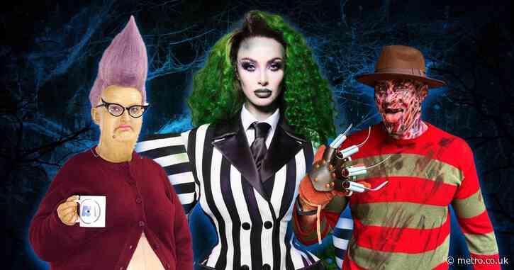 Maya Jama as Beetlejuice and Tommy Fury as Freddy Krueger lead showstopping celebrity Halloween costumes