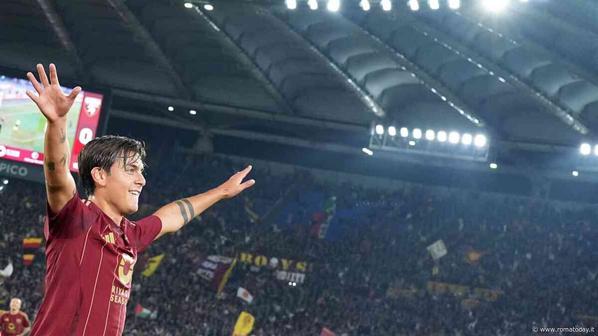 Roma-Torino 1-0: Dybala torna al gol, Mancini non sbaglia nulla