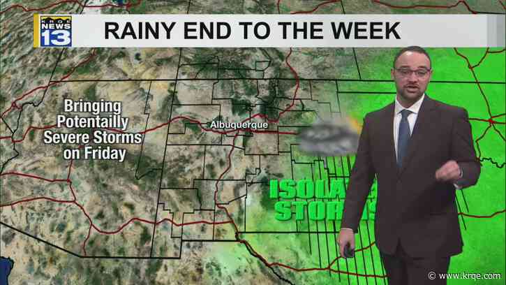 Rain chances return into the weekend