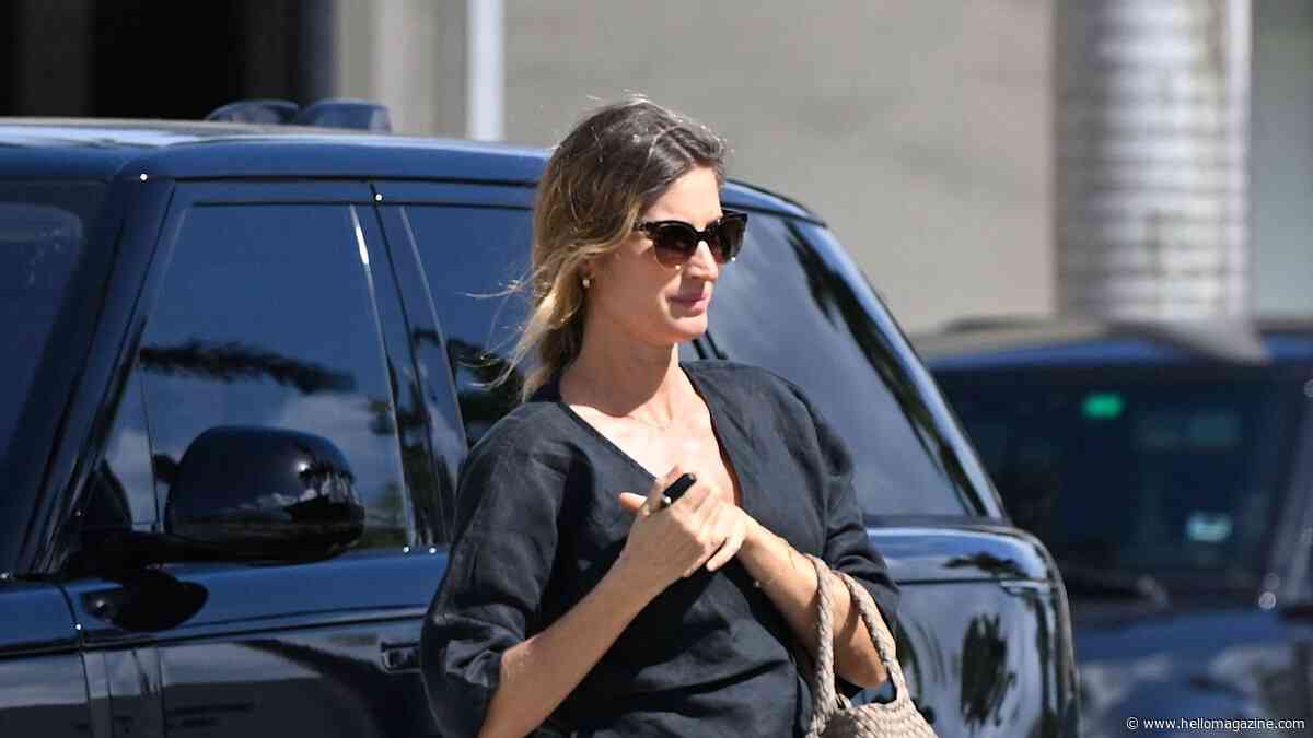 Pregnant Gisele Bündchen showcases her growing bump in latest radiant outing