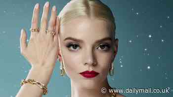 It's Christmas at Tiffany's! Anya Taylor-Joy sparkles in festive jewellery ad harking back to iconic Audrey Hepburn film