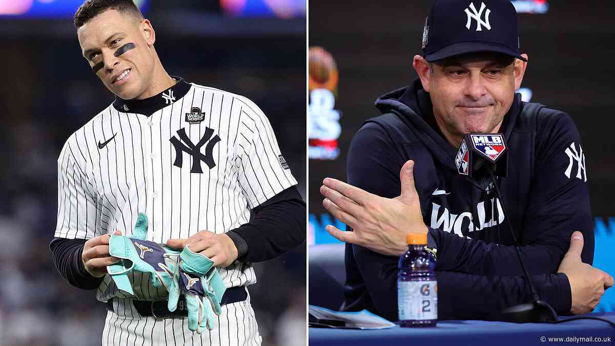 Ex-presidential candidate brands Yankees' Aaron Boone and Brian Cashman 'relentless losers' in brutal verdict