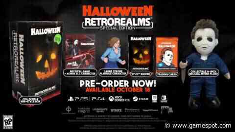 RetroRealms Special Edition Has Arrived - Two 16-Bit Horror Games, Michael Myers Plush, And More For $80