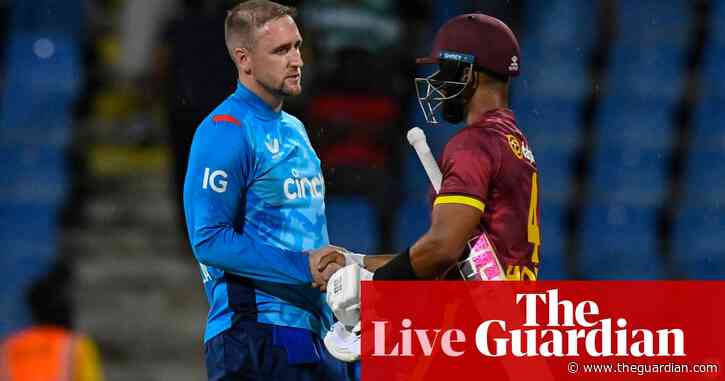 West Indies beat England by eight wickets: first men’s one-day international – live