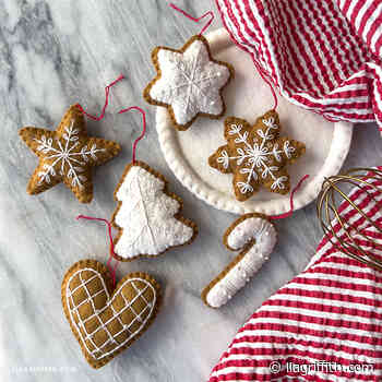 Felt Gingerbread Ornaments