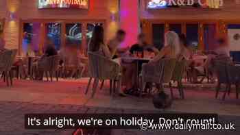 'You're a nonce!' 'It's all right, we're on holiday it doesn't count': Horrifying moment '15-year-old' Brit is approached by men who laugh about 'checking her hymen' in sickening undercover Magaluf footage