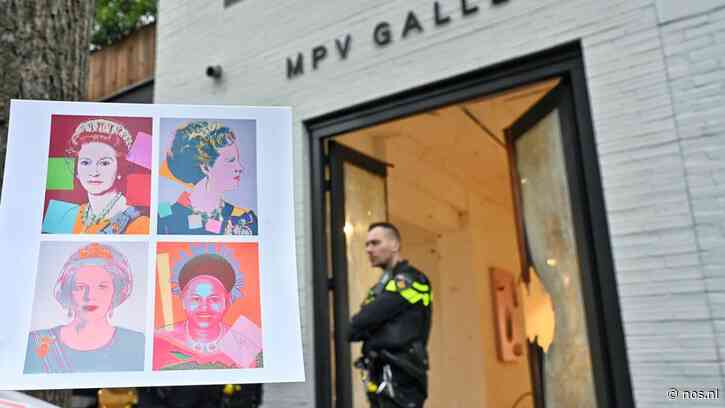 Twee Warhols gestolen na explosie galerie Oisterwijk, twee op straat gegooid