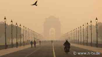 Feuerwerkverbot missachtet: Neu-Delhi versinkt in giftigem Smog