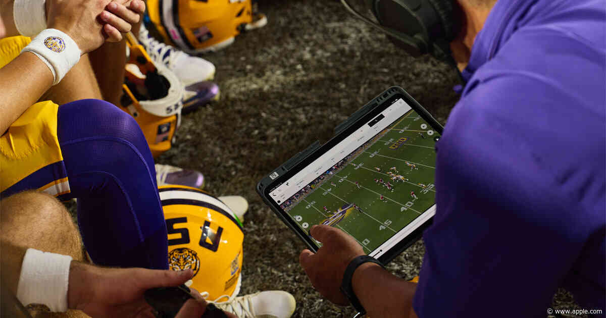 Driving the game forward: iPad teams up with college football