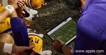 Driving the game forward: iPad teams up with college football