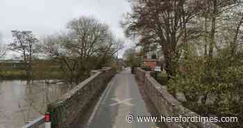 Herefordshire bridge closed after damage from crash