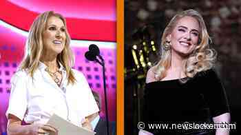 C&eacute;line Dion dankbaar voor 'emotionele avond' met Adele