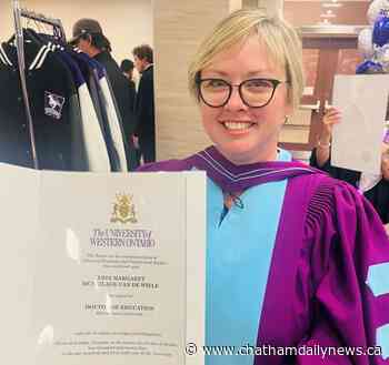 Long-standing principal earns doctorate