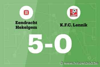 Wedstrijd tussen Hekelgem en KFC Lennik eindigt in forfaitscore