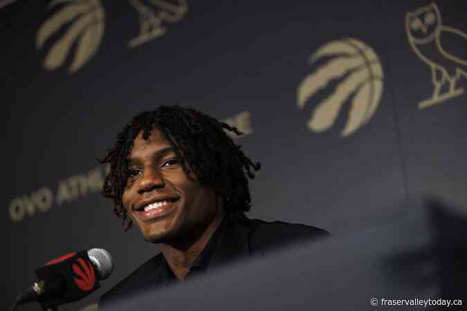 Ja’Kobe Walter available to play for Toronto Raptors v. Los Angeles Lakers