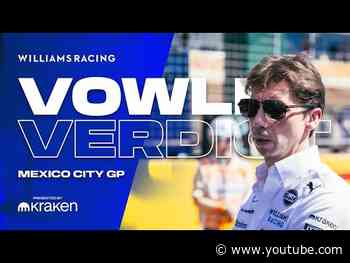 "STILL FIVE MORE RACES TO COME" | The Vowles Verdict | Mexico City GP | Williams Racing