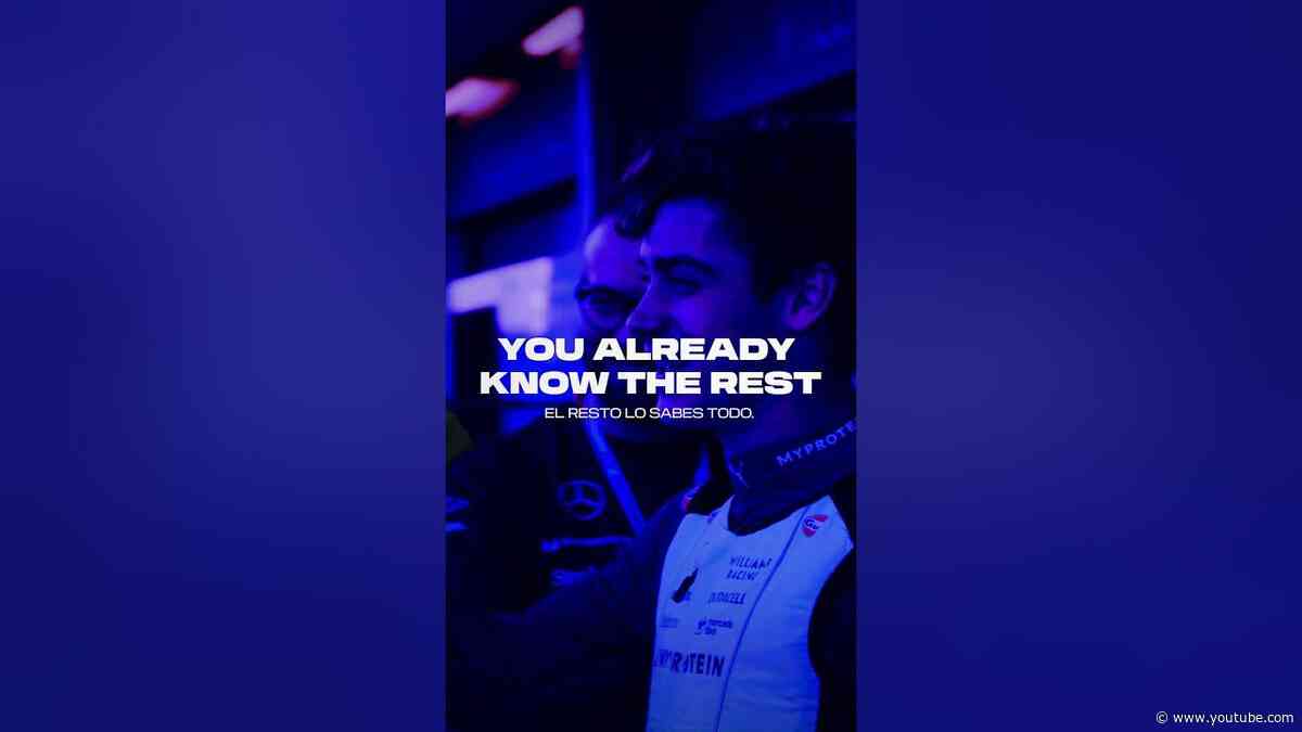 A message to Franco ahead of a South American homecoming this weekend 💙 #wearewilliams #franco