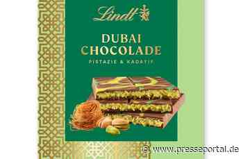 Lindt lanciert limitierte Dubai Chocolade in Deutschland