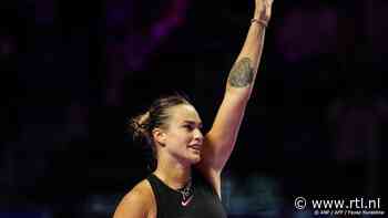 Sabalenka begint WTA Finals met overtuigende zege