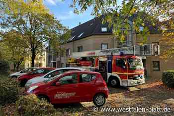 Kellerbrand in Bielefelder Mehrfamilienhaus