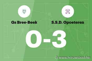 Opoeteren wint uit van Bree-Beek B, mede dankzij twee treffers J. Schrooten