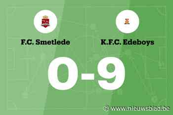 Doelpuntenfestijn bij KFC Edeboys tegen FC Smetlede B