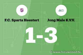 Jong Male verslaat Sparta Heestert met 1-3 en eindigt reeks zonder overwinning