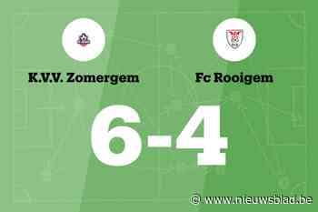 Negen opeenvolgende overwinningen voor KVV Zomergem na 6-4 overwinning tegen FC Rooigem