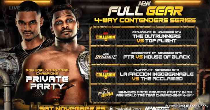 AEW Full Gear Contenders Series Starts On 11/9 AEW Collision