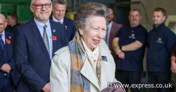 Princess Anne sparks fan frenzy in trench coat and poignant gift from King Charles