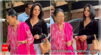 Tanuja skips posing for pics at 'Singham Again' screening