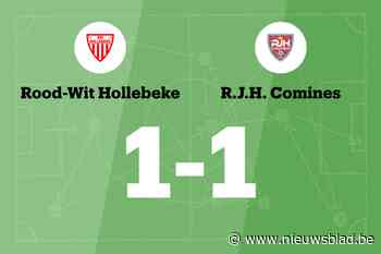 RW Hollebeke en R.J.H. Comines delen de punten