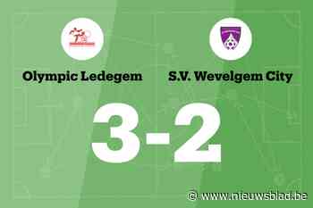 Olympic Ledegem wint van SV Wevelgem City B