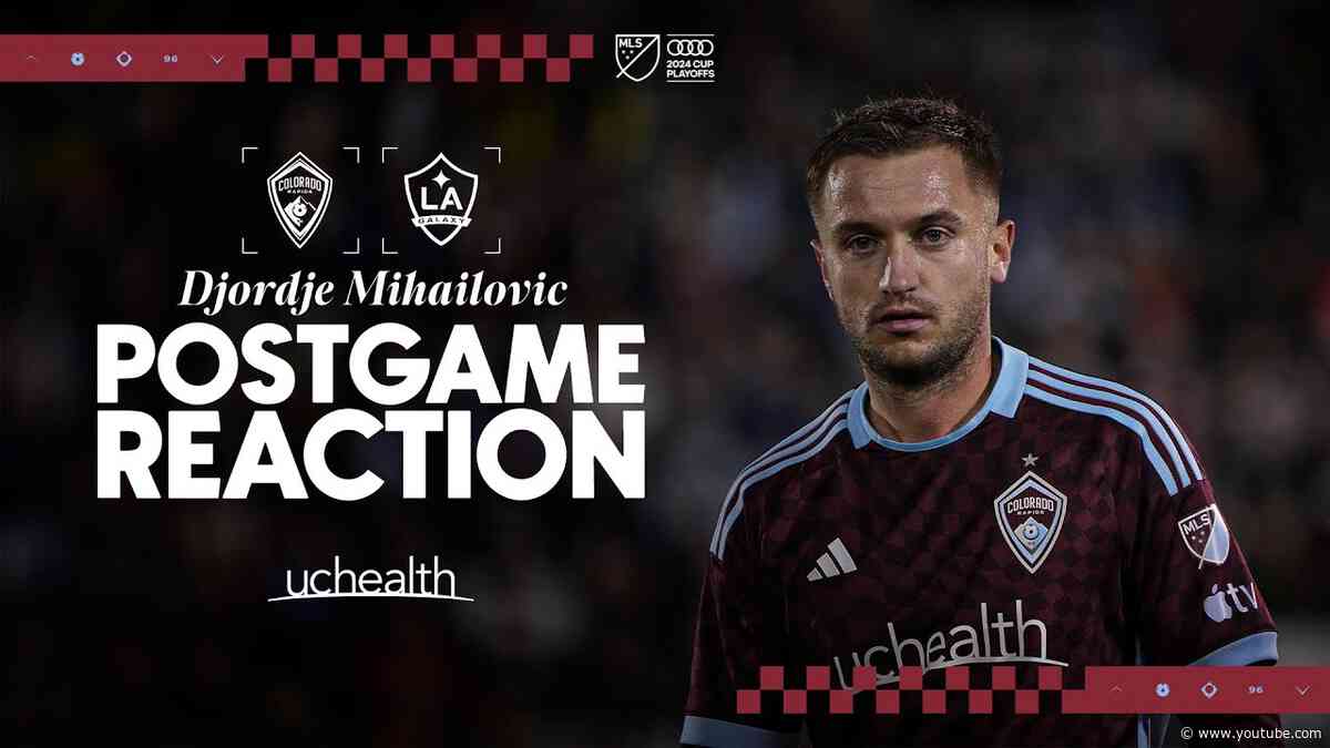 Postgame Reaction | Djordje Mihailovic on playoff exit, reflection on first season with club