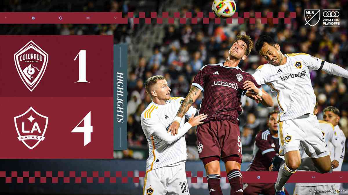 HIGHLIGHTS: Colorado's season concludes with loss to the Galaxy in Game 2