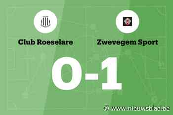 Garrevoet is goud waard voor Zwevegem Sport tegen Club Roeselare