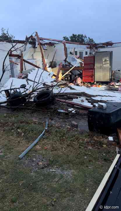 Harrah neighborhood hit by EF-3 tornado