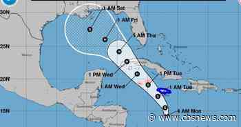 Hurricane watch, tropical storm warning issued over system in Caribbean