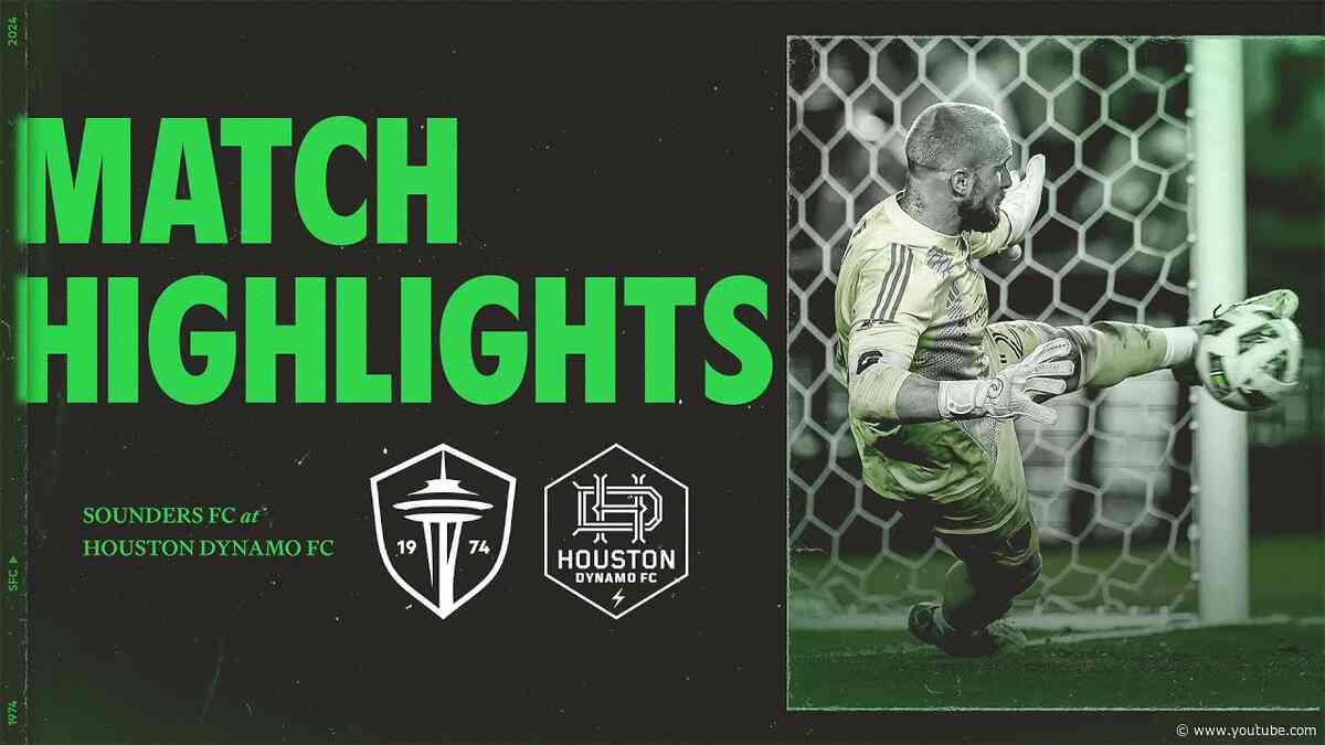 HIGHLIGHTS: Houston Dynamo FC vs. Seattle Sounders FC | November 3, 2024